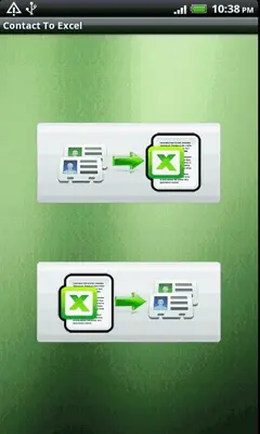 Contact To Excel android App screenshot 2